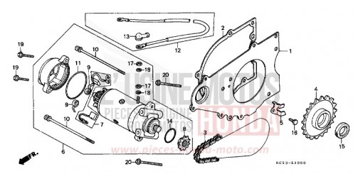 ANLASSER (1) CM125CC de 1982